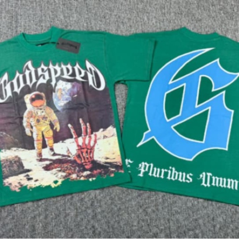 Godspeed Green Graphic Men's Tee
